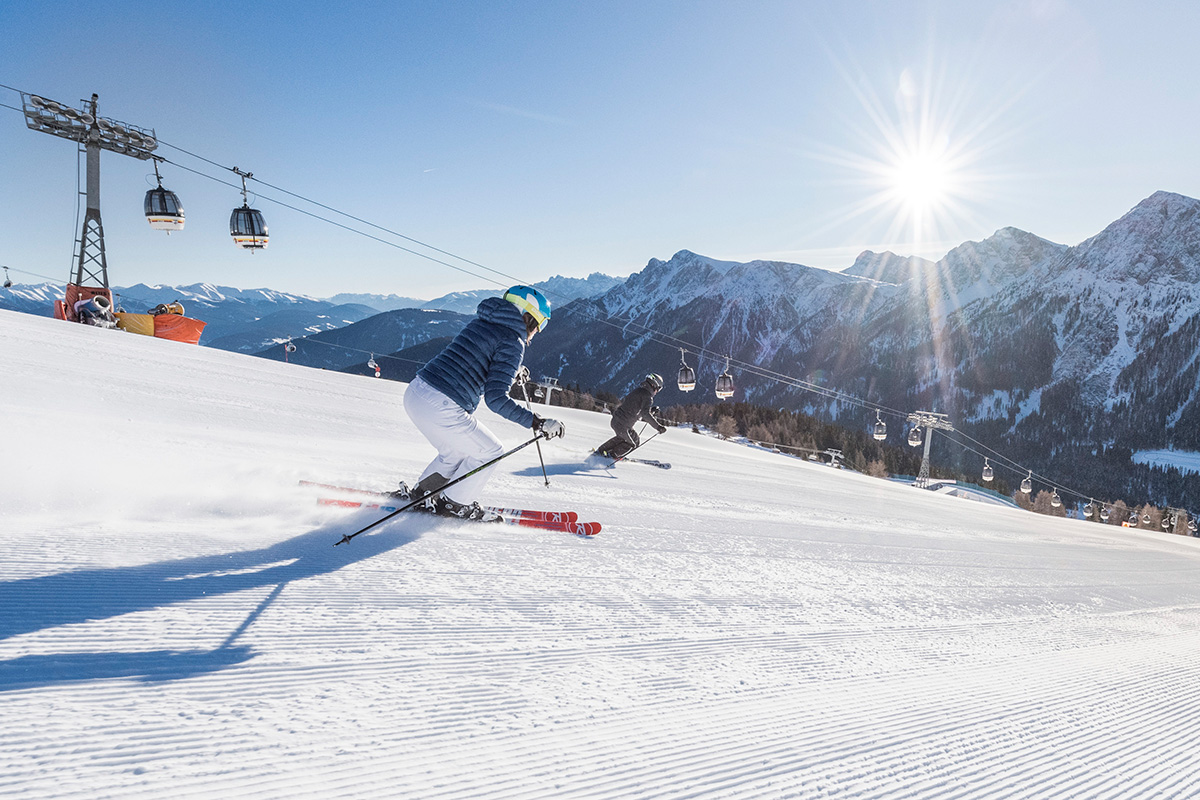 Skifahren am Kronplatz